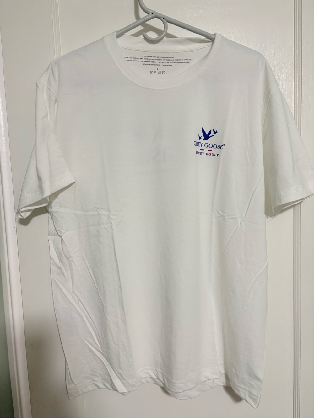 Grey Goose Unisex White T Shirt